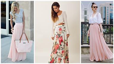 Blusas para faldas largas ¿Cómo la combinación perfecta?