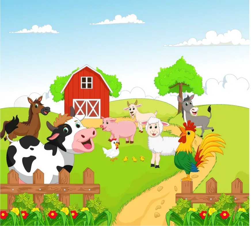 animales para ninos de granja