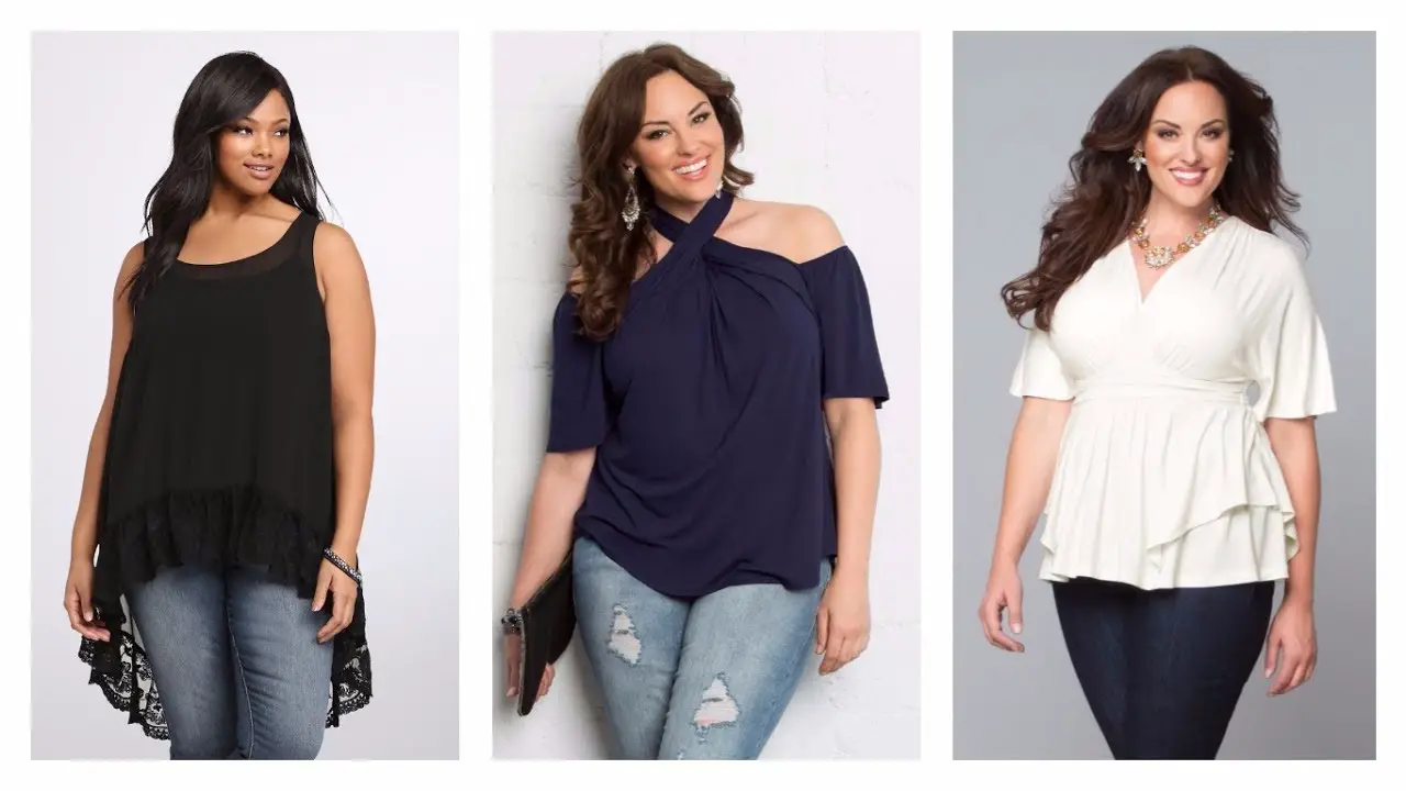 Blusas de talla grande de moda para chicas curvy con mucho estilo!