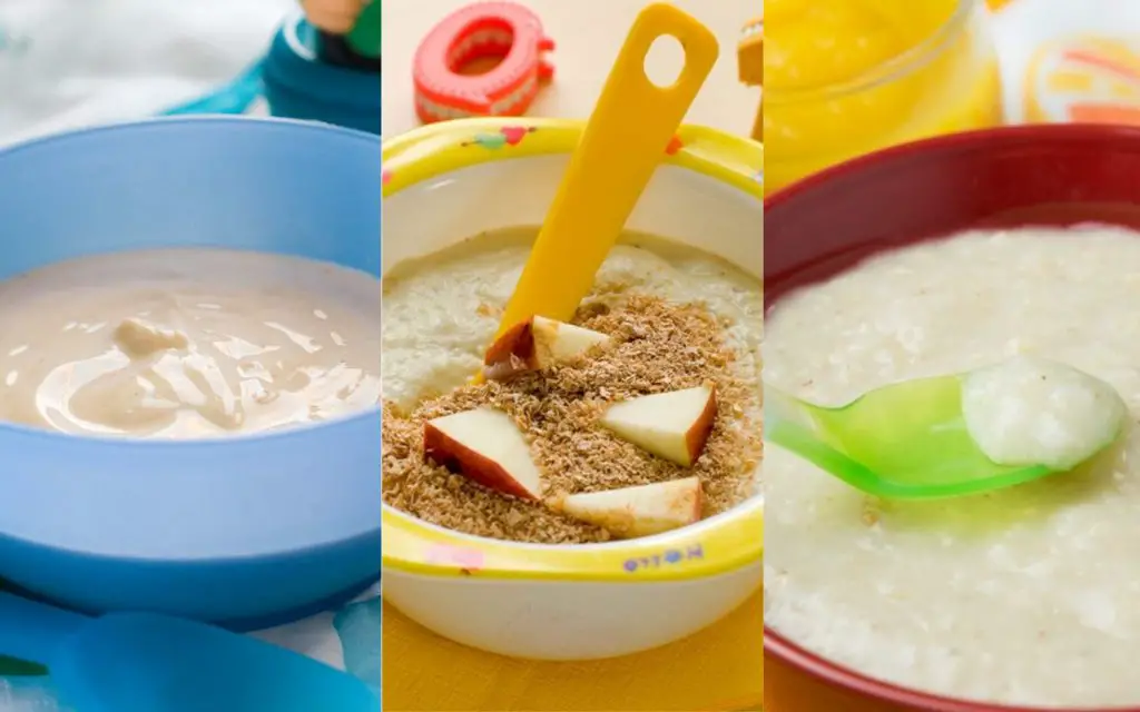 papillas para bebes de 5 meses cereales