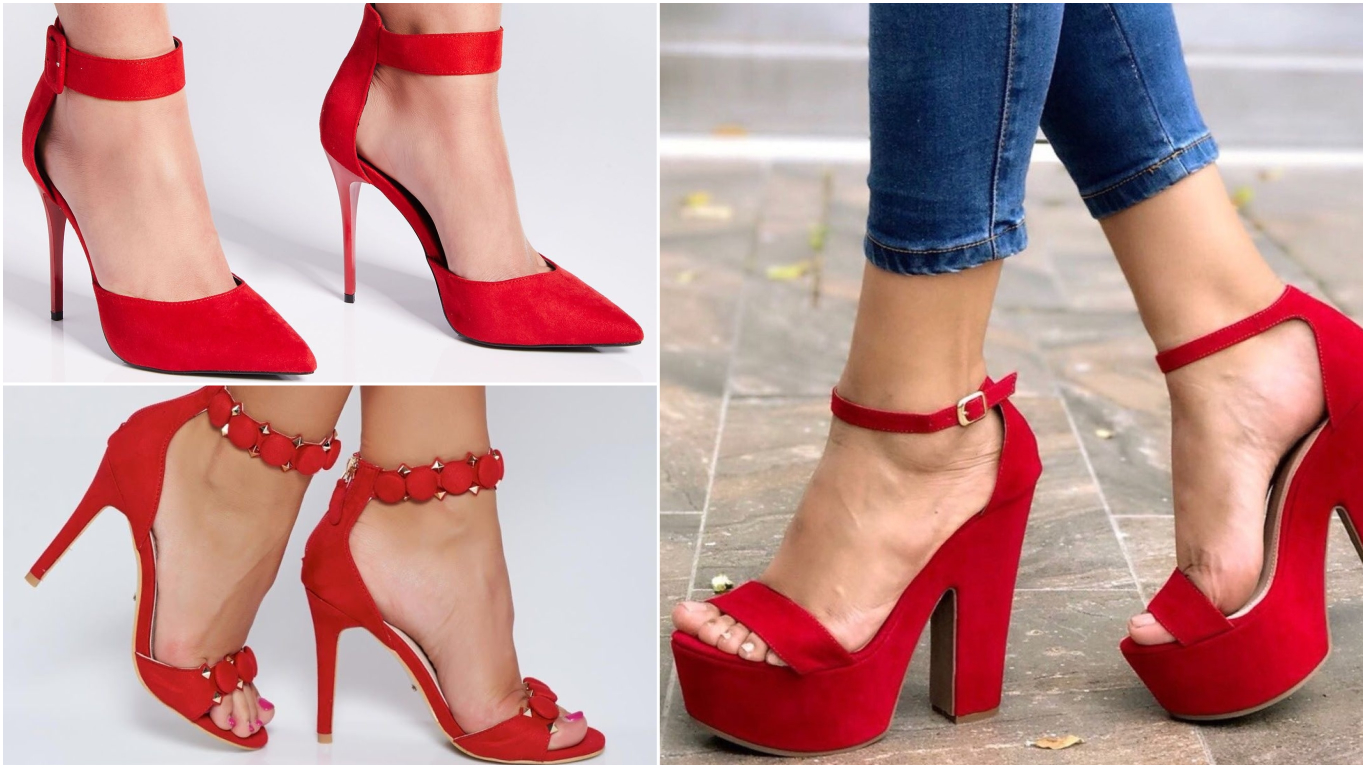 25 estilos de zapatos rojos que le darán sensualidad a tu look ¡Ideas para  combinar!