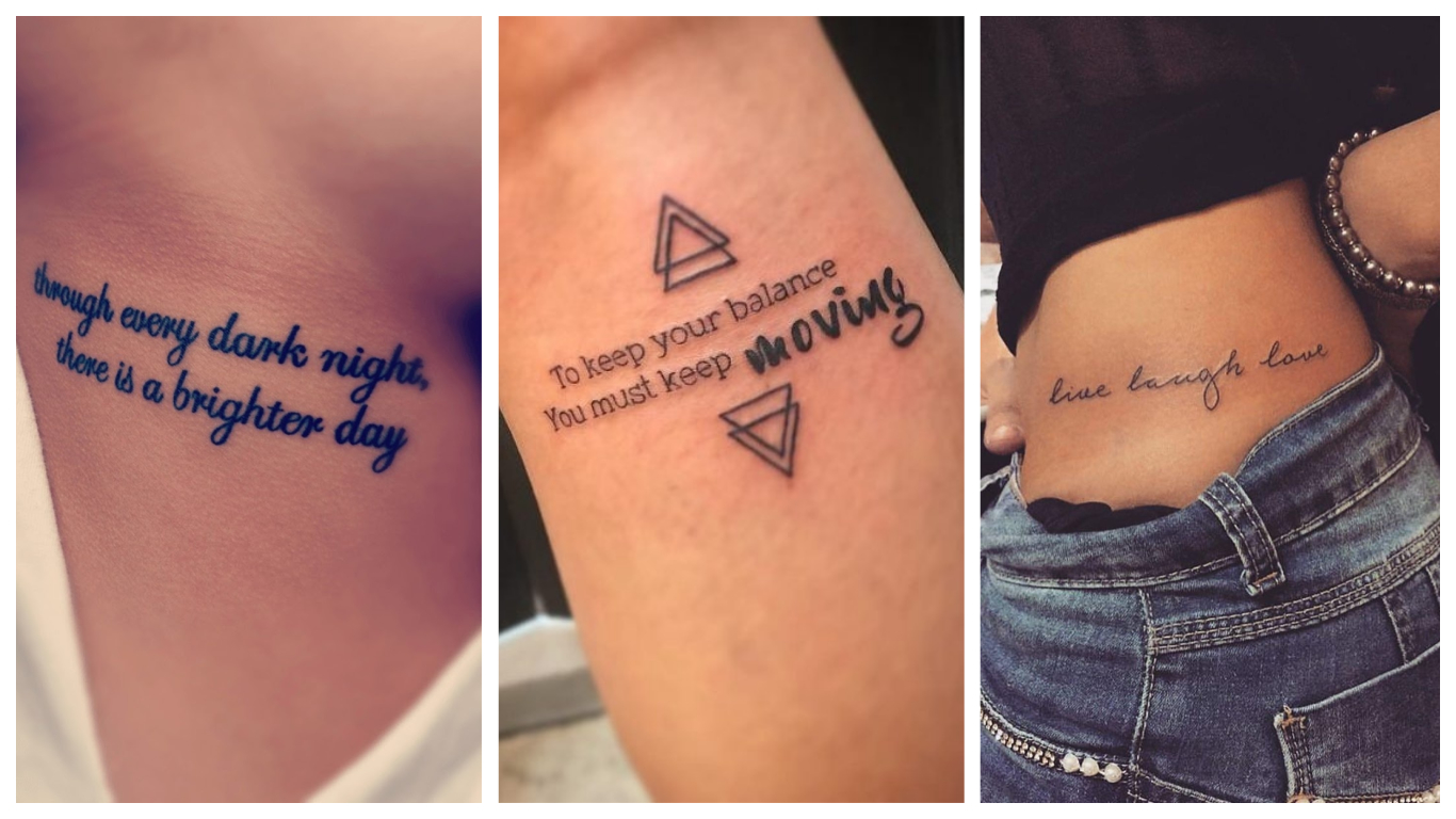 26 Frases para tatuajes cortas, originales y con ¡Gran significado!