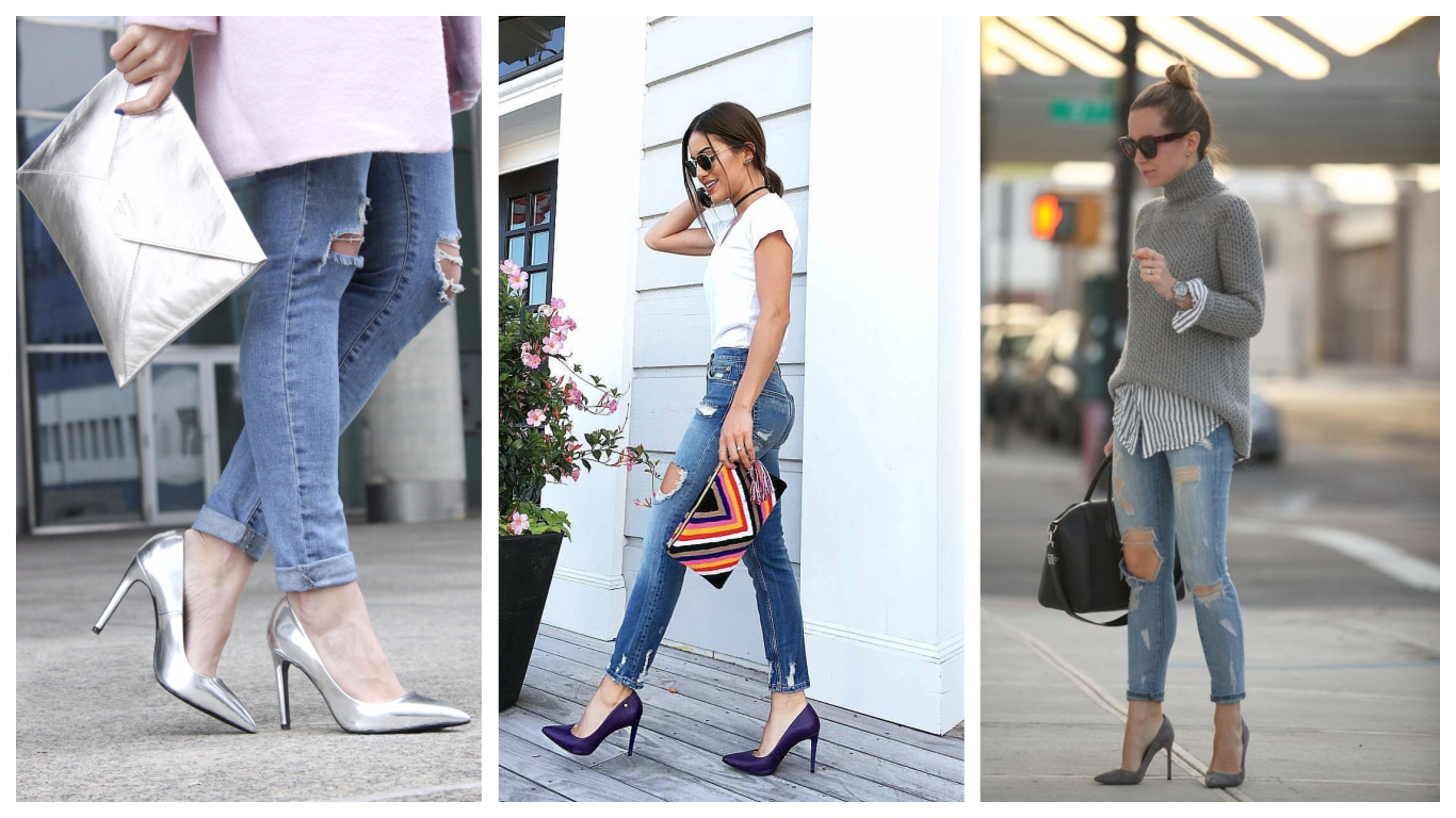 Adios sneakers! +33 estilos de tacones que puedes llevar con cualquier  outfit