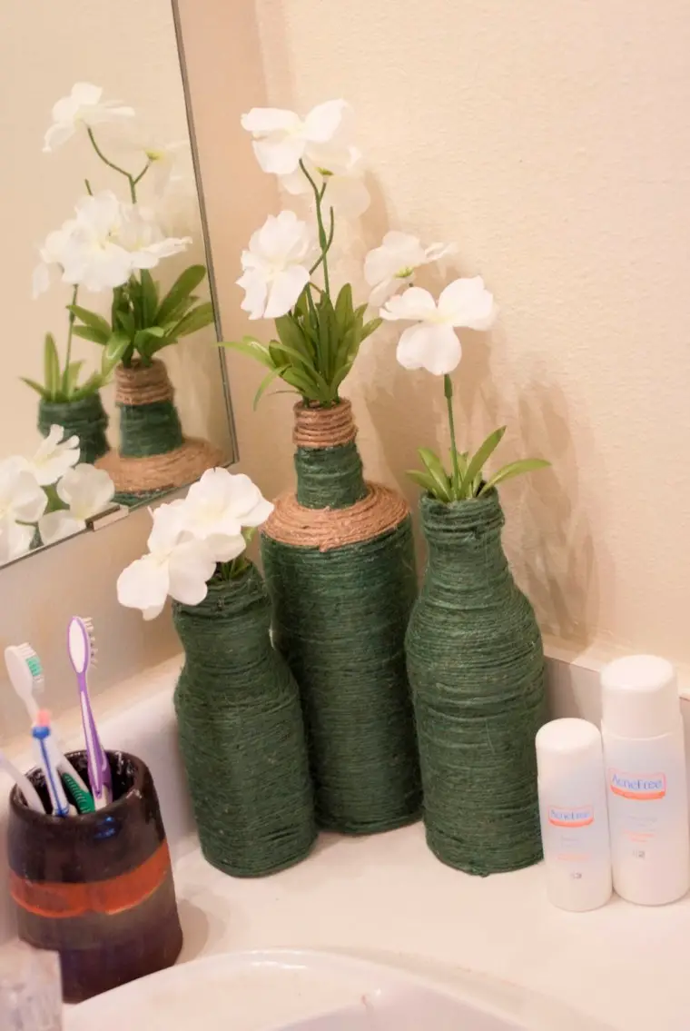 Decoración con botellas Decoración con botellas
