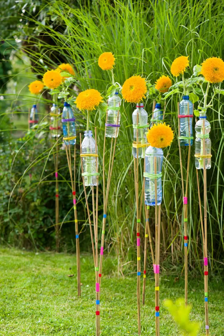 Decoración con botellas Decoración con botellas