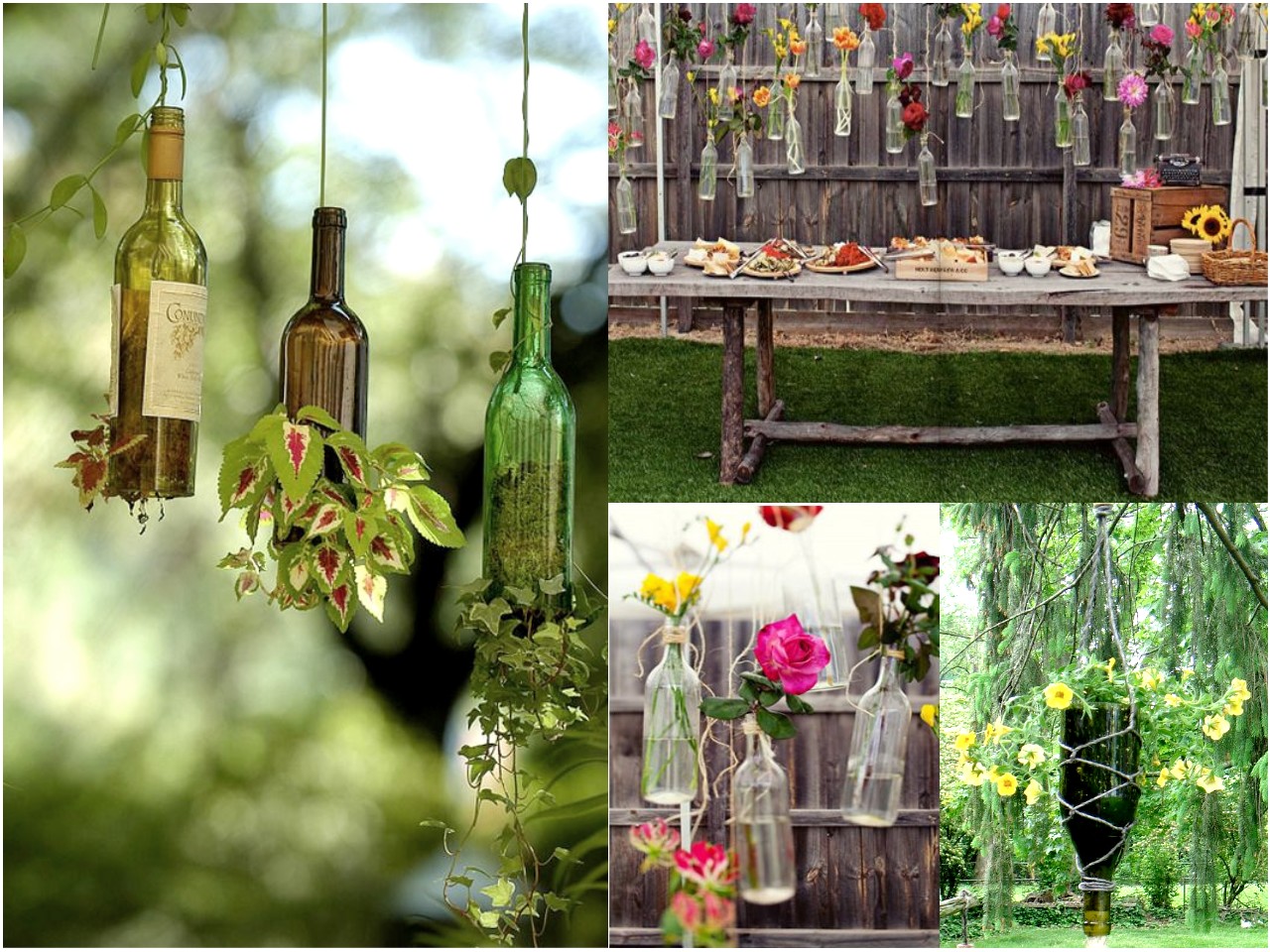 Botellas colgantes Botellas colgantes