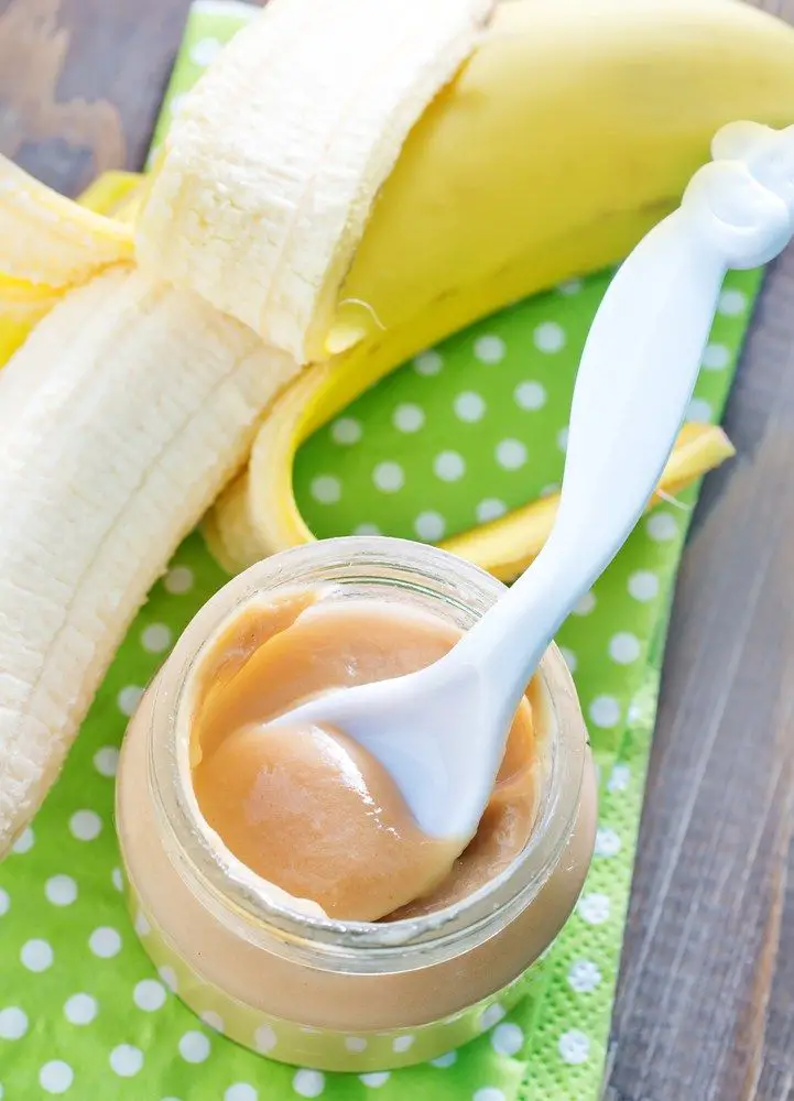 papilla para bebes de 9 meses de sandia mango y platano
