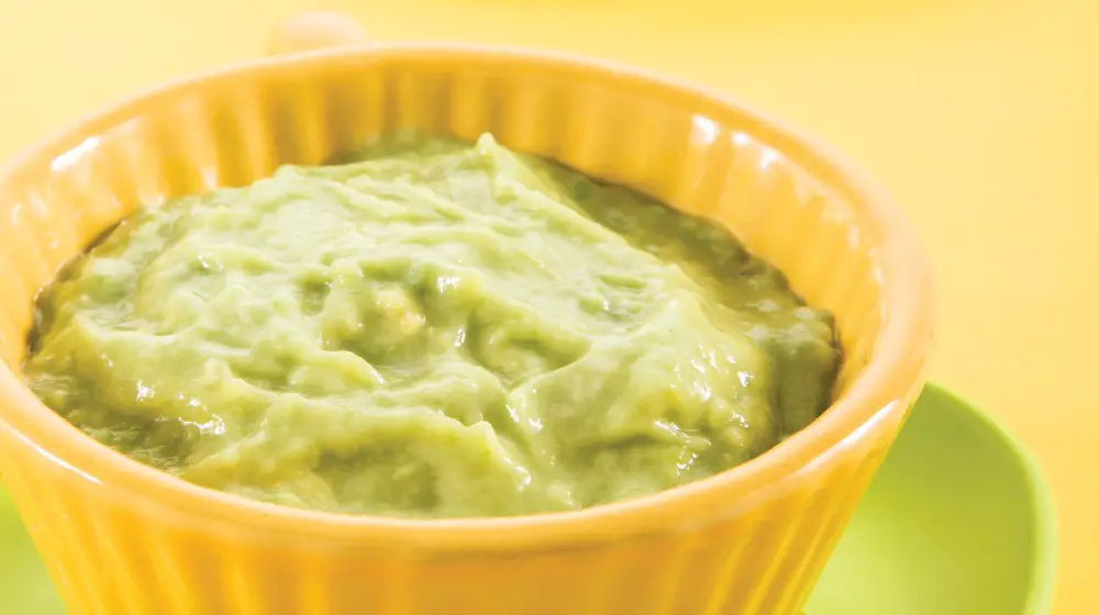 papillas para bebes de 7 meses banano y aguacate