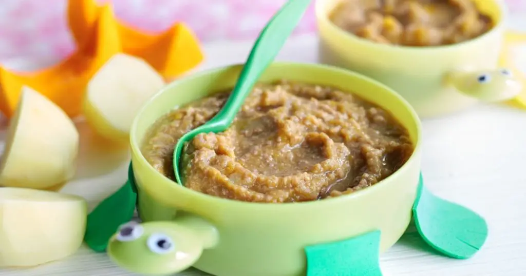 papillas para bebes de 7 meses de papa y carne