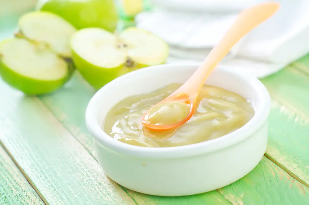 papillas para bebes de 7 meses manzana y bananas