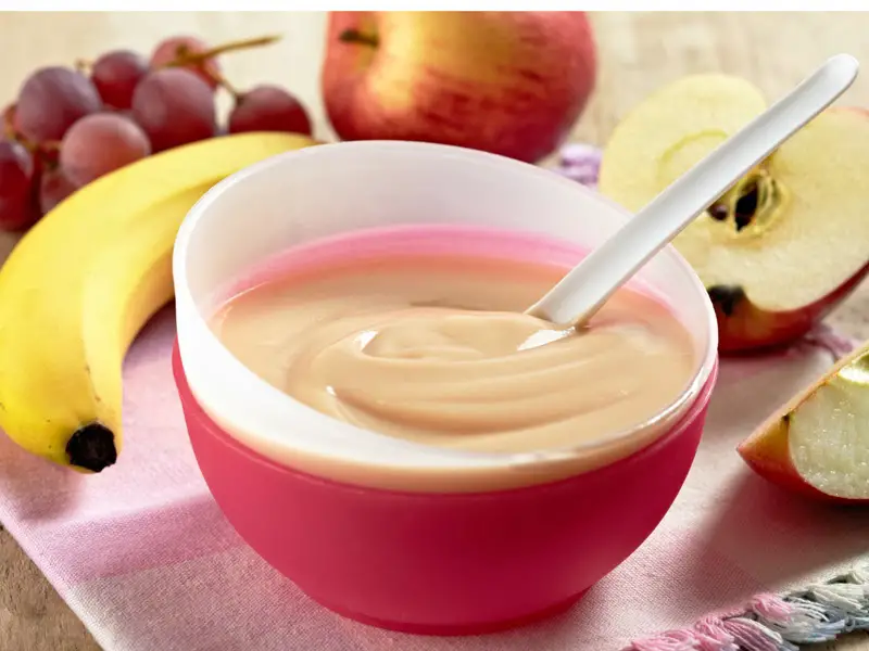 papillas para bebes de 9 meses de uva pera y manzana