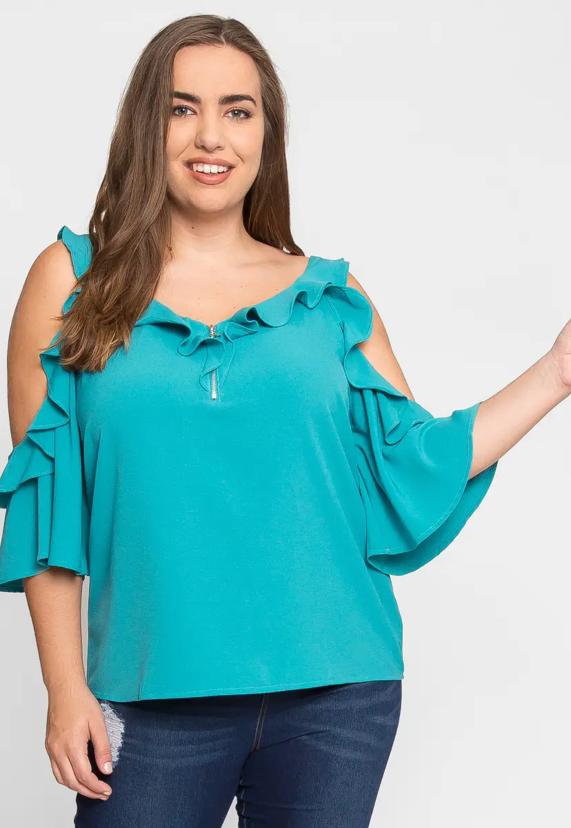 Blusas elegantes para ¡Lo + glam de moda plus size!