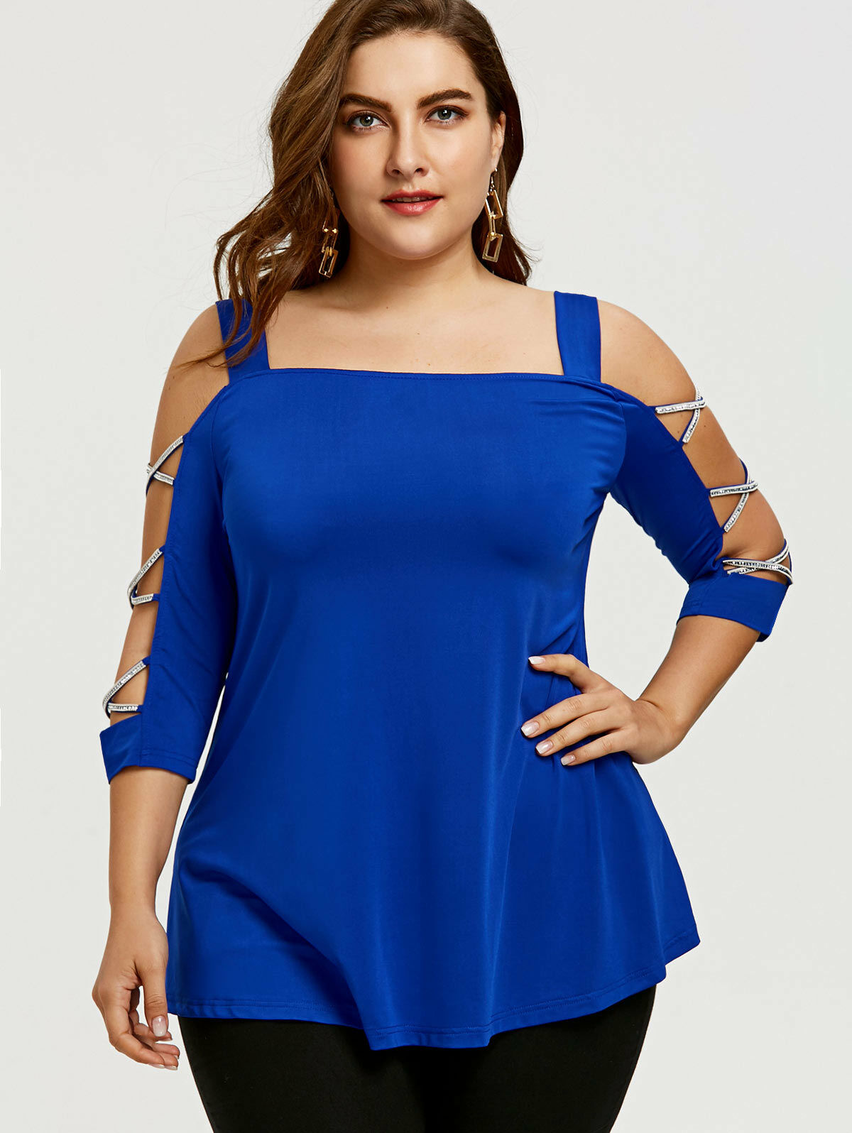 Blusas elegantes para ¡Lo + glam de moda plus size!