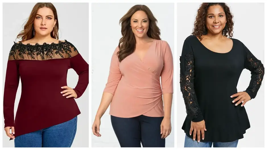 Blusas moda para gorditas: +27 modelos para chicas curvy estilo