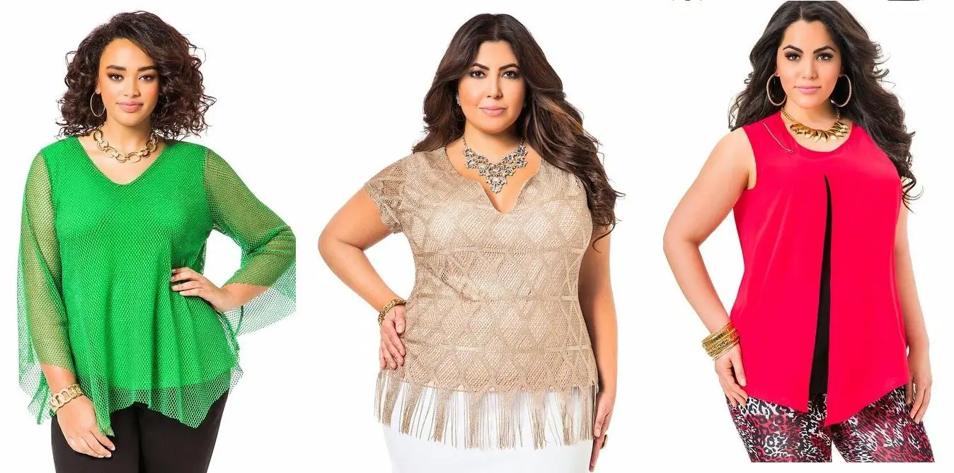 Blusas elegantes para ¡Lo + glam de moda plus size!