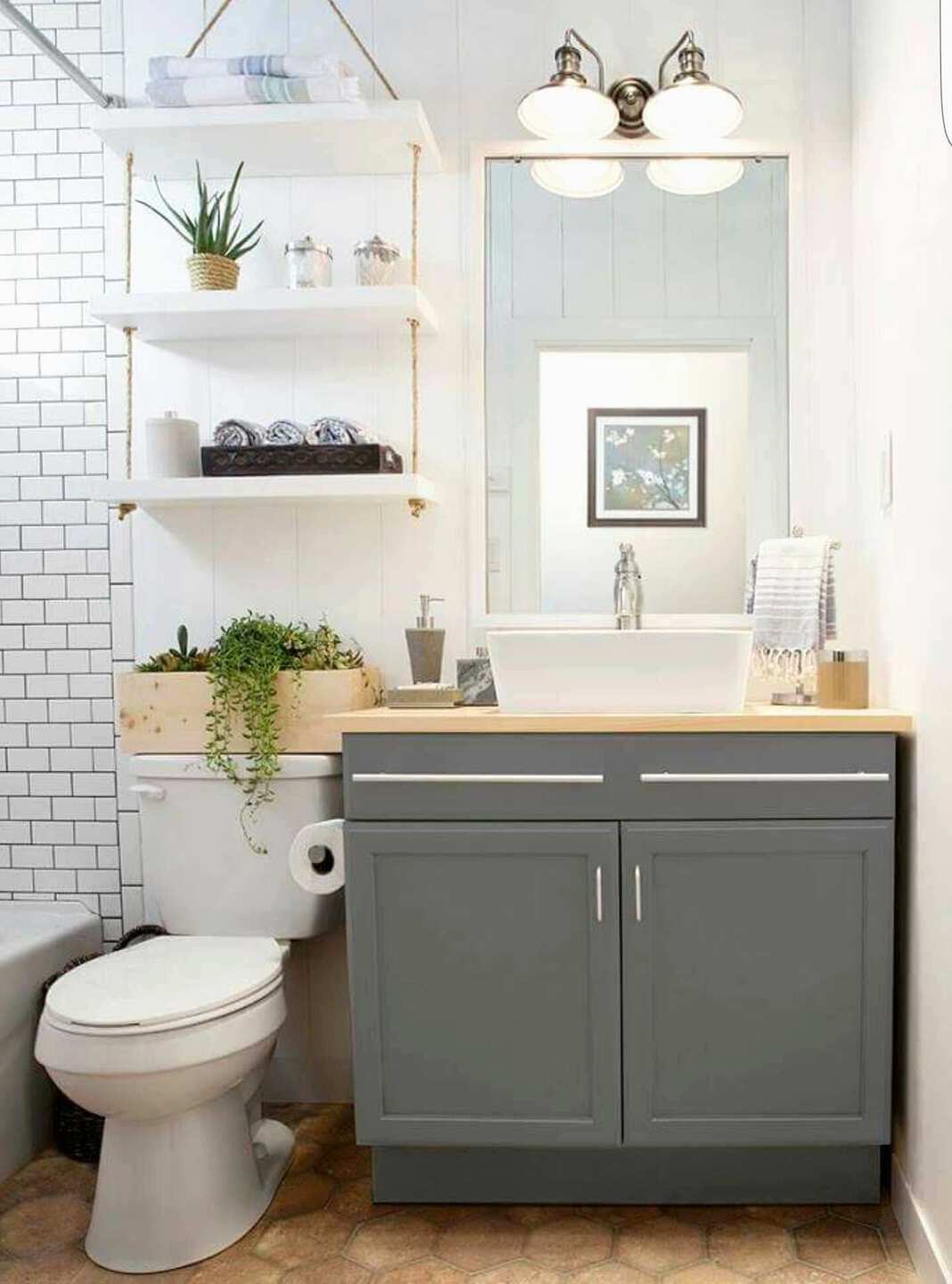 como decorar bano pequeno 5