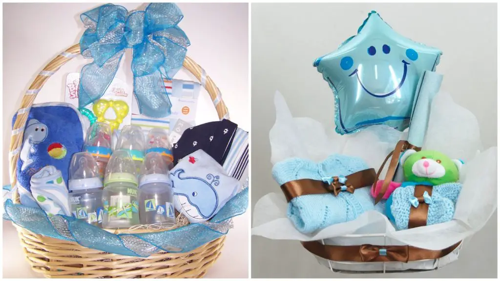 canasta baby shower niño