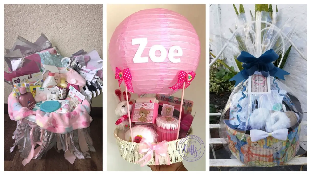Canastas para baby shower ¡Un regalo clásico y creativo para dar la