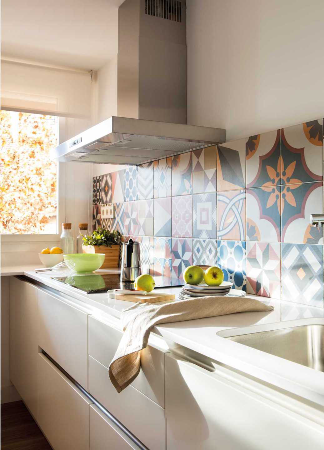 como decorar la cocina estampada