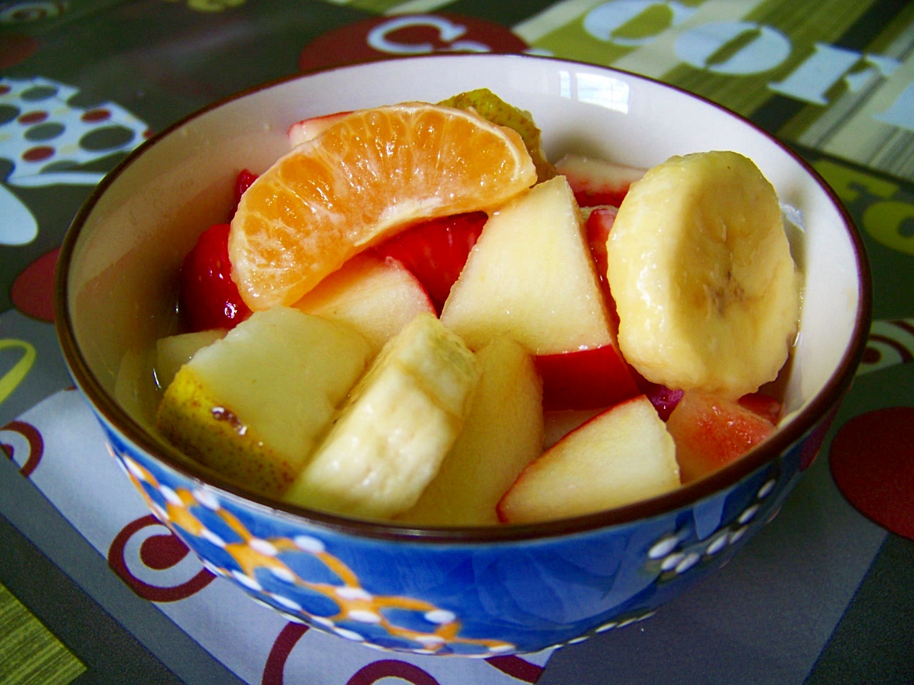 desayunos para bebes de 8 meses ensalada de manzana, pera y mandarina desayunos para bebes de 8 meses ensalada de manzana, pera y mandarina