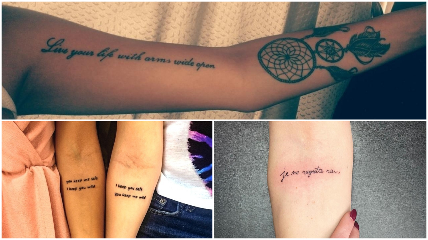 25 Frases originales para tatuajes que morirás por hacerte