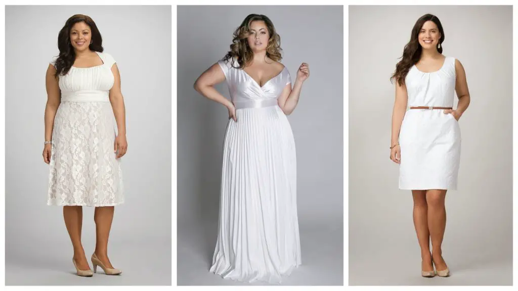 vestidos blancos para gorditas 