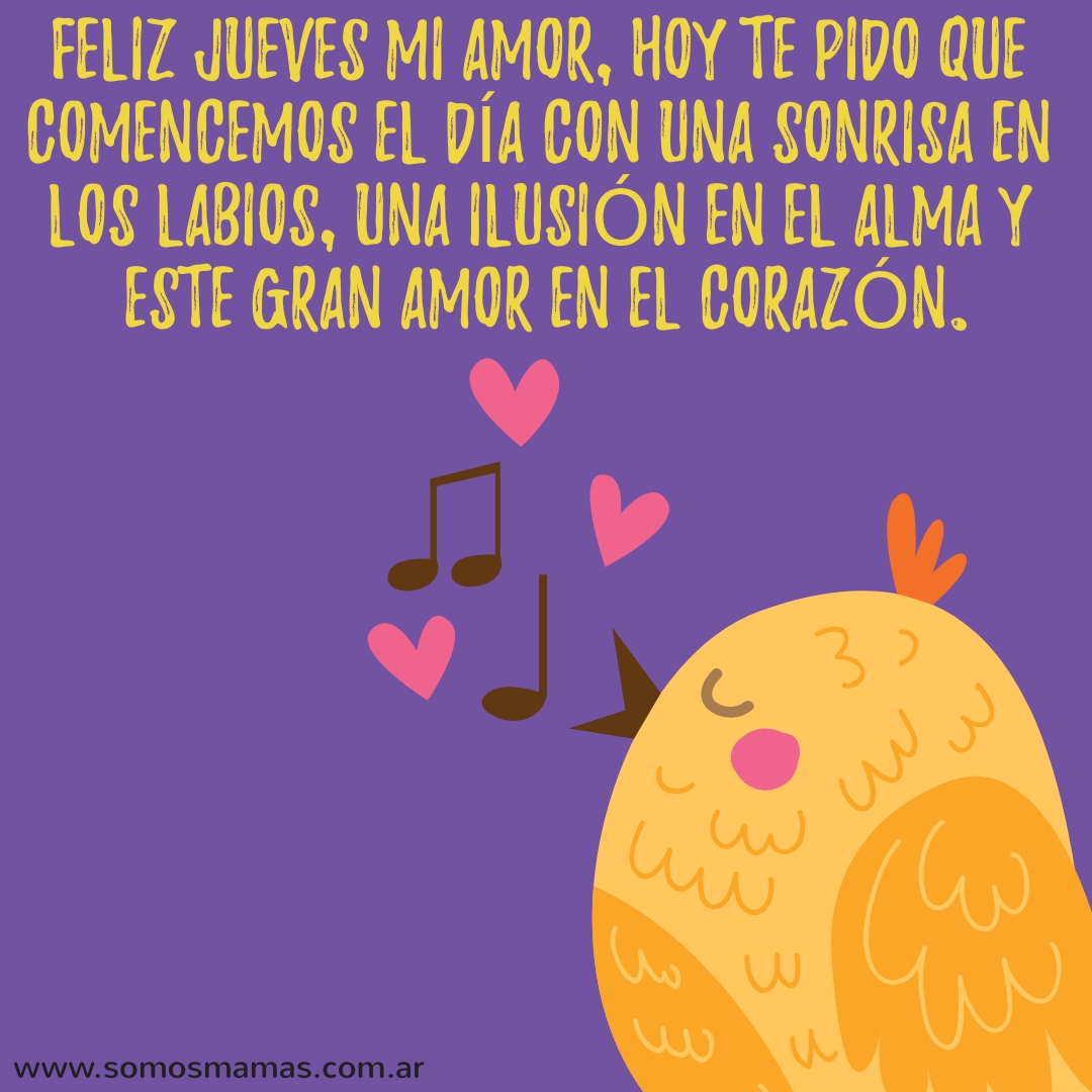 Feliz jueves con cariño y ternura Lindo y feliz jueves para compartir