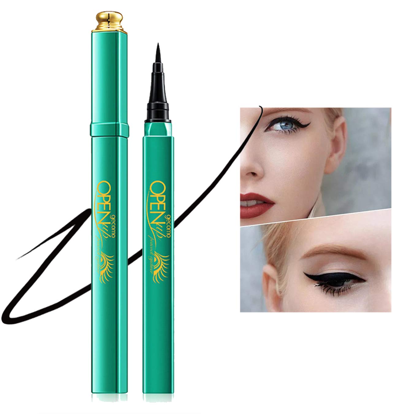 Maquillaje de ojos para morenas delineador 3