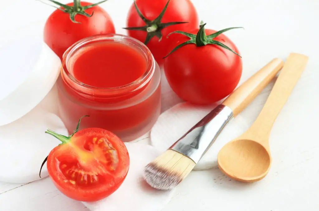 mascarillas caseras para los granos de tomate