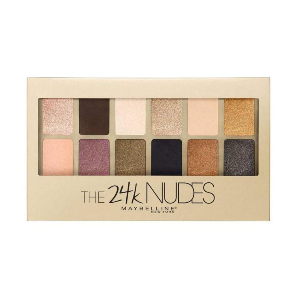 sombras de ojos segun el color de ojos Paleta Maybelline The 24 Karat Nudes