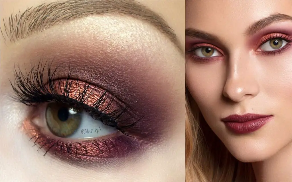sombras para ojos verdes burdeos sombras para ojos verdes burdeos