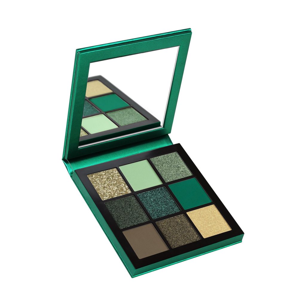 sombras para ojos verdes paleta huda beauty