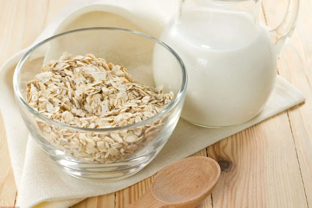 mascarillas de avena y leche