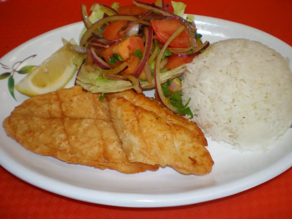 arroz con pescado