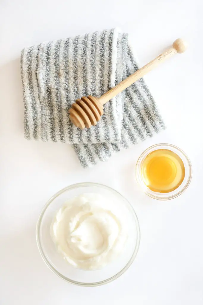 mascarillas para el cabello dañado miel y yogur