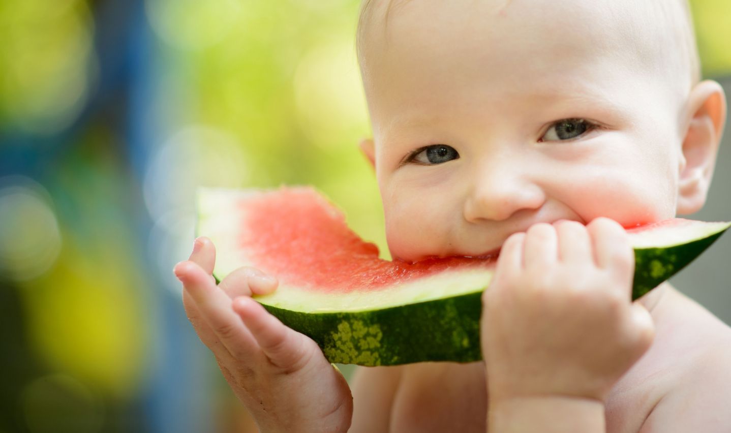 mi bebe puede comer sandia