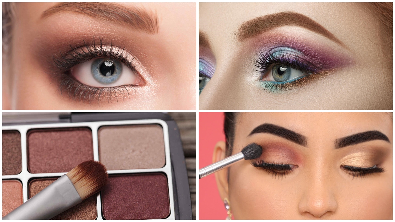 Cómo maquillarse los ojos con sombras para lucir una ...