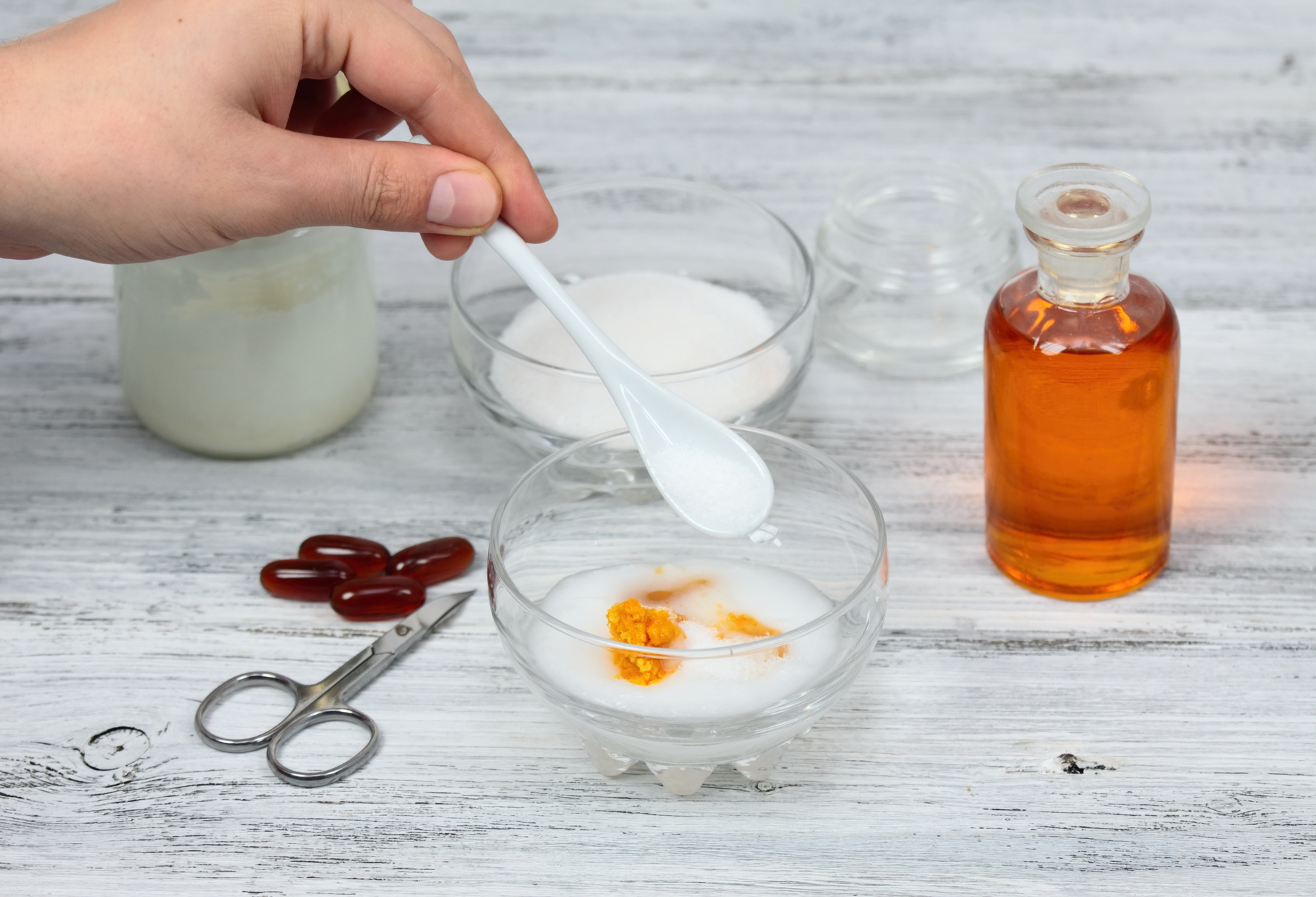 Mascarilla hidratante de vitamina e Mascarilla hidratante de vitamina e