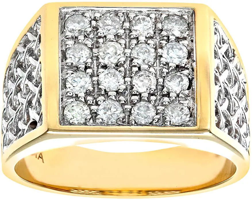 anillo de hombre de oro anillo de hombre de oro