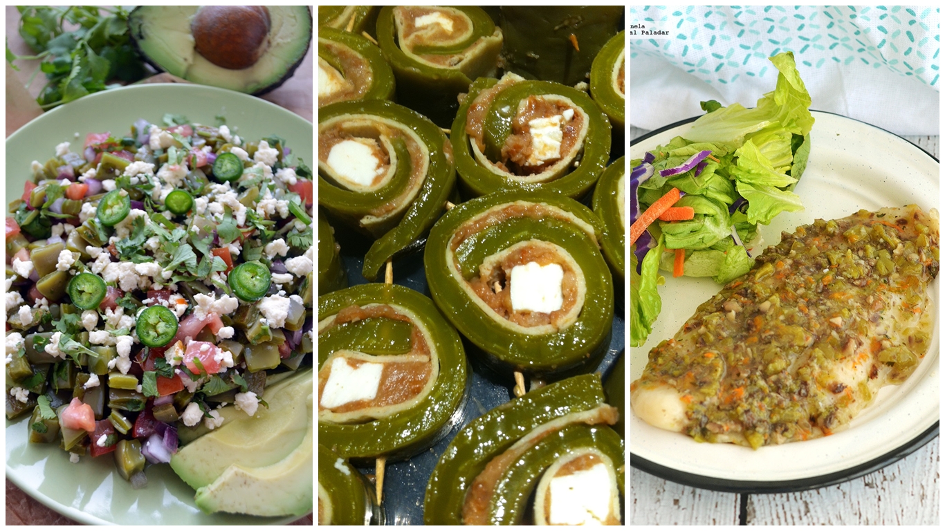 recetas con nopal