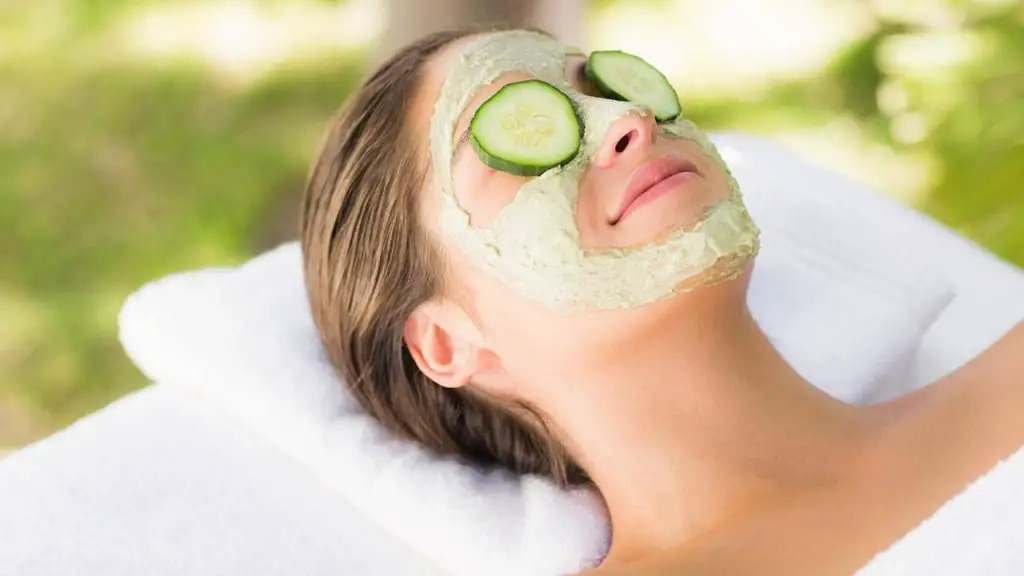 flacidez facial mascarillas de pepino