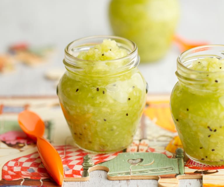 papillas para bebes de 12 meses kiwi