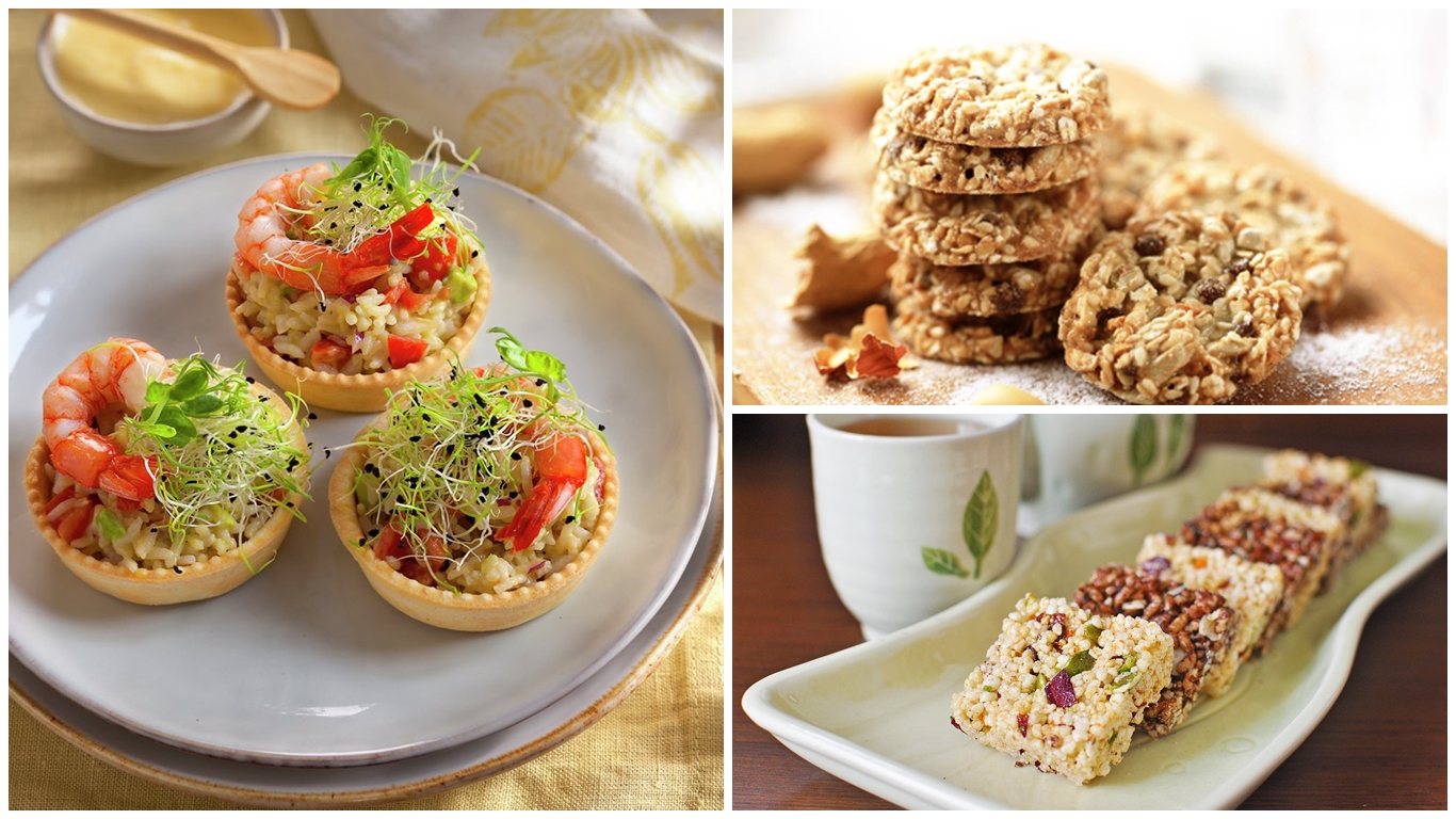 Recetas con galletas de arroz