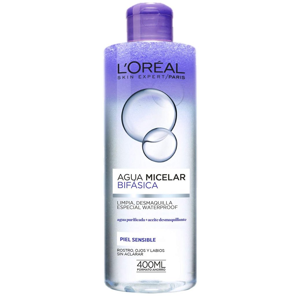 aguas micelares bifasica loreal