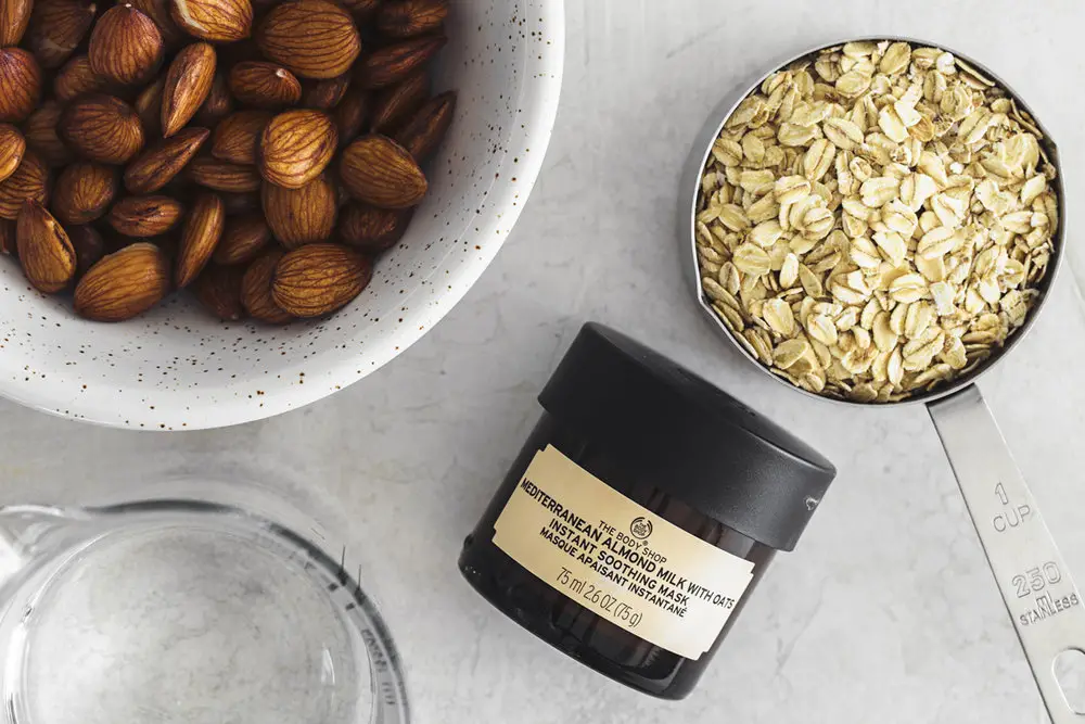 exfoliante facial casero de almendras y avena exfoliante facial casero de almendras y avena