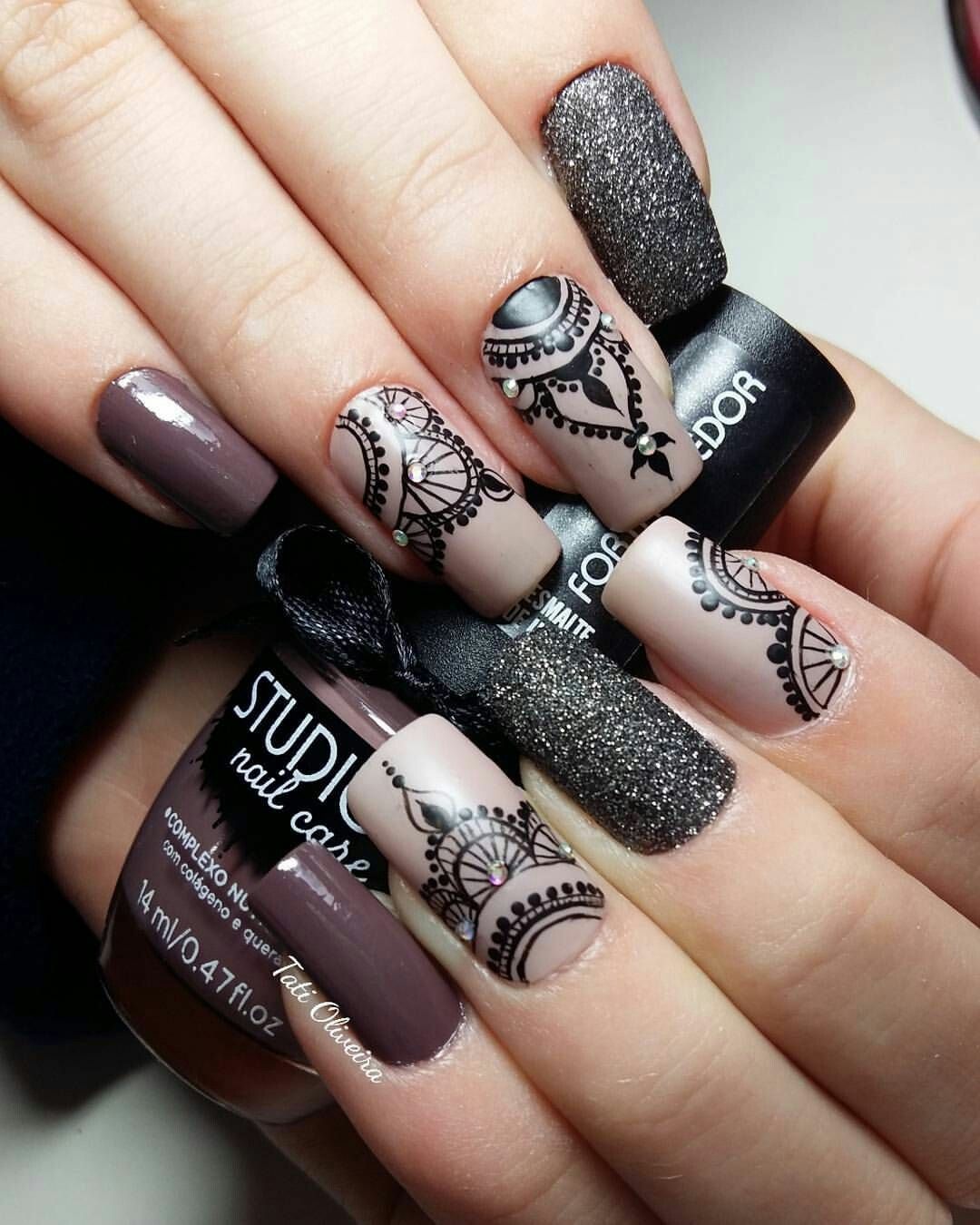 Uñas acrílicas decoradas Uñas acrílicas decoradas