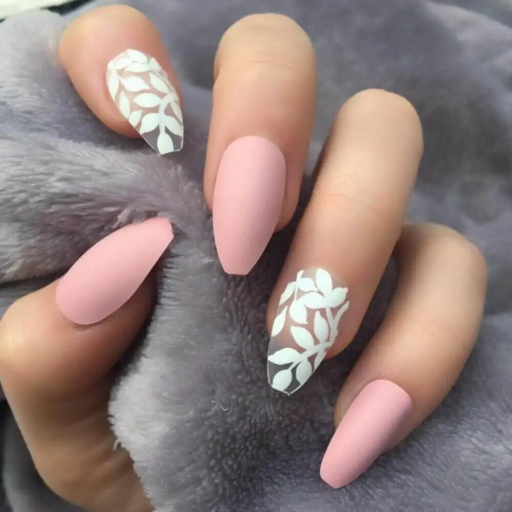 Uñas rosa pastel Uñas rosa pastel