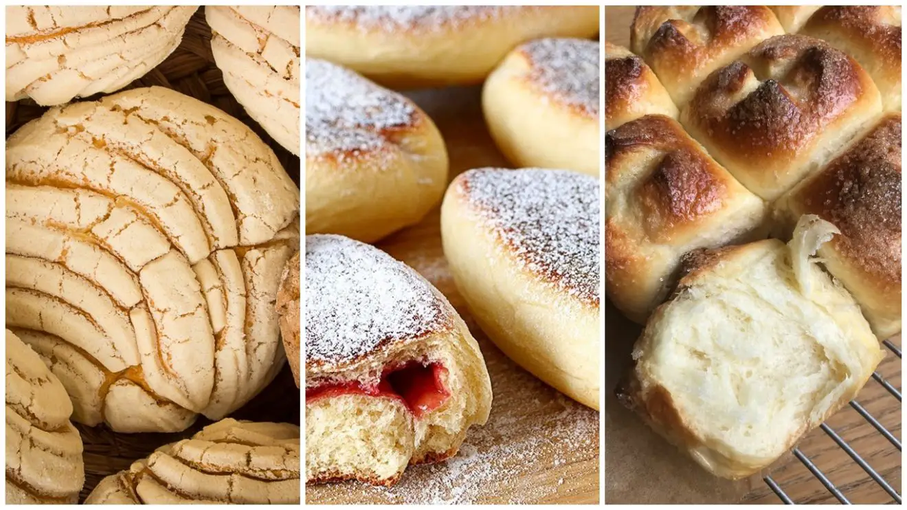 +8 Recetas de pan dulce fáciles y muy deliciosas