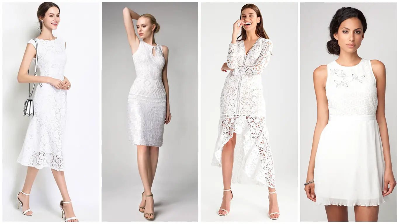 25 Looks con Vestido blanco que te encantarán
