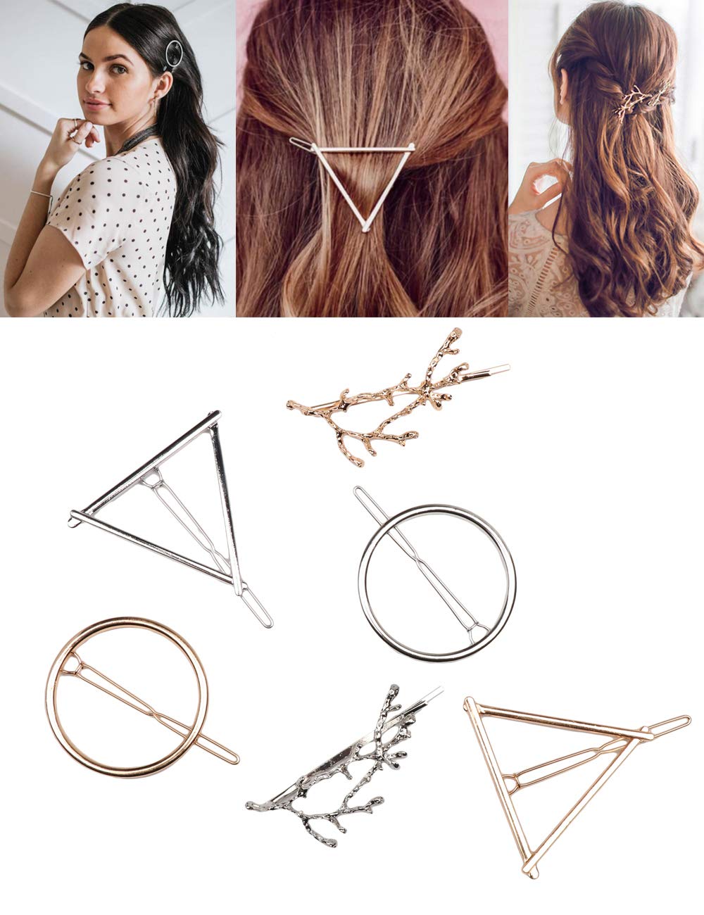 accesorios para el cabello 9 horquillas con formas